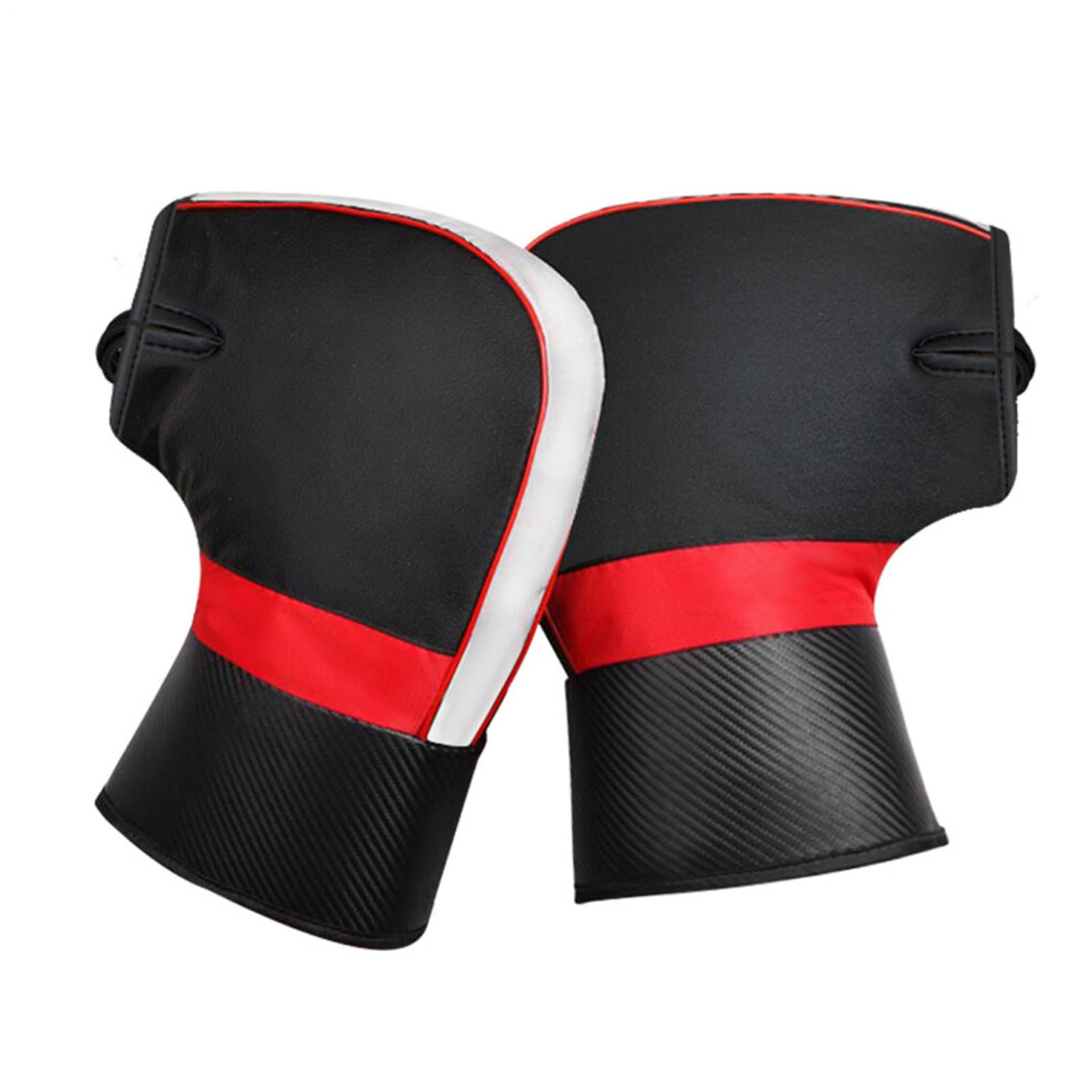 Motorcycle Handlebar Gloves - Windproof Winter Protection Cover With Reflective Strip For Cold Weather Riding Gear 6447073604539