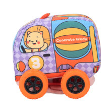 Soft Fabric Pull Back Car Toy for Toddlers 1-3 Years Old, Lion Design