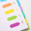 A5 Spiral Notebook 2 Inch Diary Notepad Separator Lined Spiral Notebook for Office School ( A5 Blue ) 10