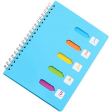 A5 Spiral Notebook 2 Inch Diary Notepad Separator Lined Spiral Notebook for Office School ( A5 Blue )