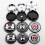 68mm Wolfsburg,56mm sticker,wolfsburg white 2