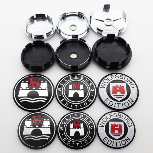 68mm Wolfsburg,56mm sticker,wolfsburg white 1
