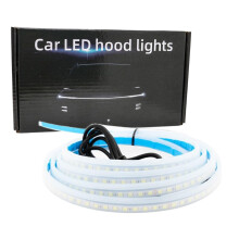 LED Hood Light Strip | Waterproof Ice Blue Under Hood LED Light Strip for Vehicles | Decorative Turn Signal Accessory