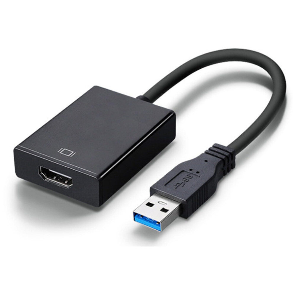 Usb To Hdmi Adapter, Usb 3.0/2.0 To Hdmi Video Converter, 1080P Hd Graphics Cable For Pc, Laptop, Hdtv, Windows Compatible 6038364319647
