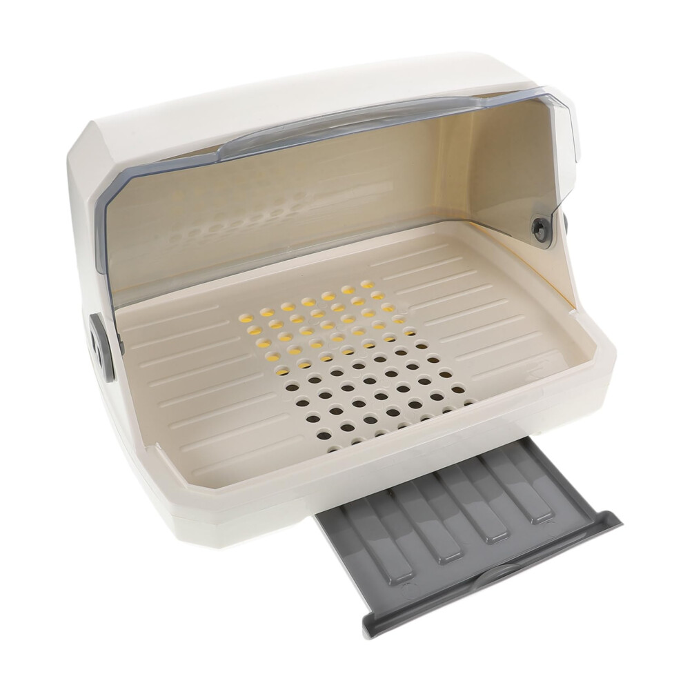 Bottle Drainer Rack With Lid For Bottles Countertop Drying Organizer Water Cup Home Kitchen Space-Saving