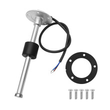 Water Level Sensor 240-33 Ohm Stainless Steel Fuel Sensor for Universal Gasoline Tank Gauge 300mm Length