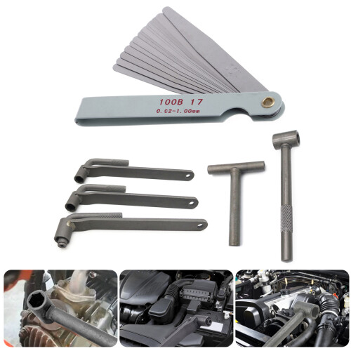 Motorcycle Engine Valves Screw Adjusting Spanner Tool Feelers 1