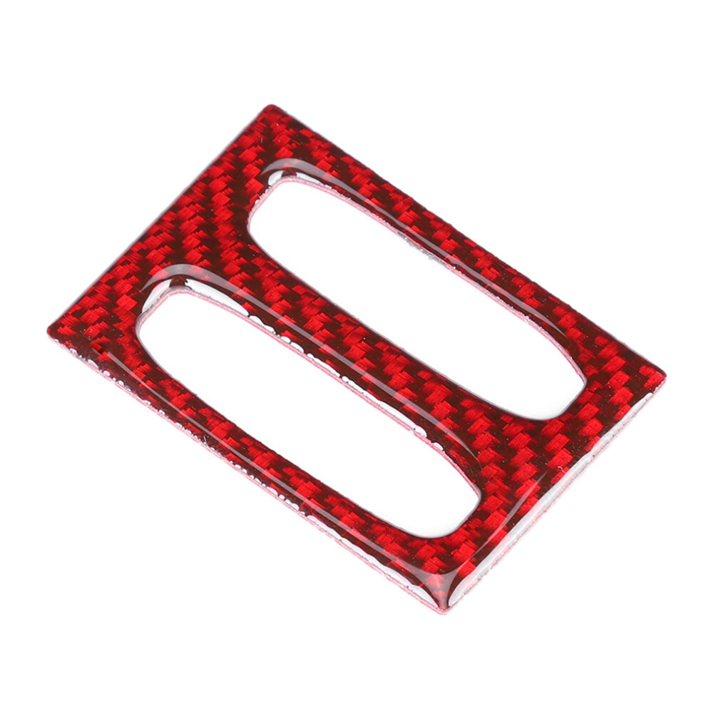 Carbon Fiber Center Console Air Vent Trim Sticker Red 8320539103990