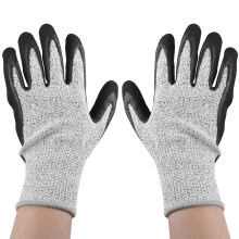Pair HPPE Anti-Cut Gloves SCG-PE310, Schwarz/Grau, Einheitsgröße