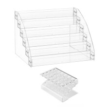 Acrylic Nail Polished Organizer Rack 6 Layers Display Stand