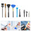 Home Essential 10Piece Soft Bristles Brush Set Dust Removal for 2