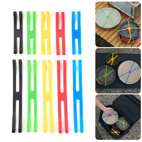 10Pcs Elastic H Bands Strap for Book Binding, Art Projects & 1
