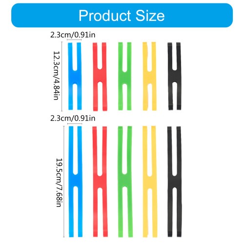 10Pcs Elastic H Bands Strap for Book Binding, Art Projects & 2