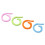 Wide Opening Stitching Markers Colorful Stitching Locking 6