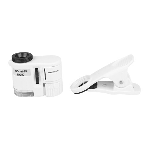 Small Magnifying Microscope Attachment Handheld Microscope for