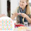 Wide Opening Stitching Markers Colorful Stitching Locking 4