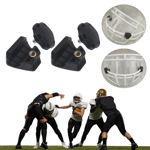 2Pcs Nylon Helmets Visors Clips Replacement Football Helmets 1
