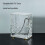 Mini ITX Case 4.3L Clear Acrylic Panel 360 Degree 12
