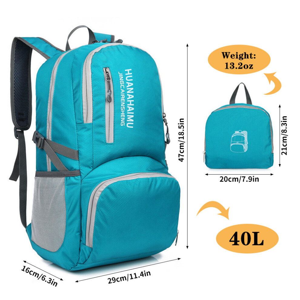 Lightweight Foldable Backpack Waterproof Packable