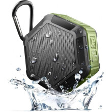 Mini Portable Speaker -Bluetooth Shower Speaker with Hook-Waterproof Bluetooth Speaker 12H Playtime for Beach, Pool, Home, Party,Green