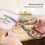 Office Scissors, Sewing Scissors, Left Handed Scissors, Titanium Scissors, Professional Super Sharp, Soft and Comfortable Handle, Multi-Purpose, Green 7