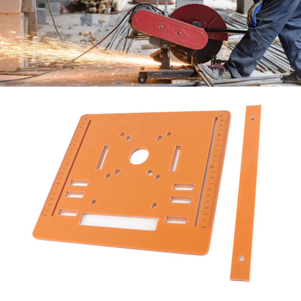 Precision Circular Saw Guide Base Plate 28X25cm With Clear Scales 7891348948849