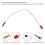 High Temp Platinum Resistance Sensor 450C, 3x15mm Copper Thermal Device 5