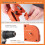 Compact Orange Drill Bit Sharpener for High Speed Steel Cobalt & Carbide Bits 6
