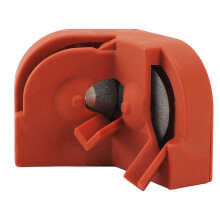 Compact Orange Drill Bit Sharpener for High Speed Steel Cobalt & Carbide Bits