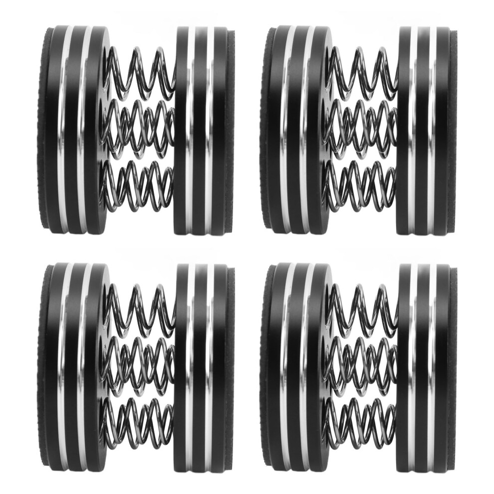 Shock Absorbing Speaker Isolation Feet, 4Pcs, 45X45x40mm, Black 4401348950051