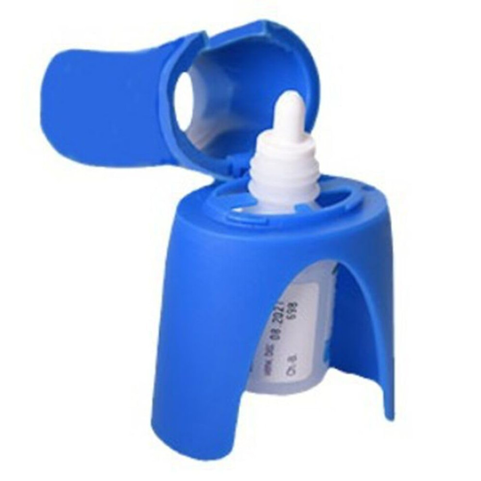 Eye Drop Dispenser - Portable Eye Drop Applicator Aid Bottle Holder Tool for All Ages, Compatible with Most Eyedrop Bottles