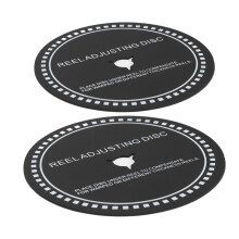 2 Stück 82 mm Silikon-Spulensicherung für Band-zu-Band-Kassettenrekorder, Schwarz