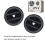 Nab HUB Entretoise d'adaptation 82 mm silicone noir 1,1 mm 5