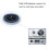 Nab HUB Entretoise d'adaptation 82 mm silicone noir 1,1 mm 6