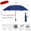 Umbrella Windproof Travel Umbrella Compact Folding Reverse Umbrella 5