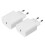 2 pezzi caricabatterie da muro USB-C PD da 25 W Type-C veloce 15