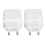 2 pezzi caricabatterie da muro USB-C PD da 25 W Type-C veloce 8