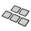 5pcs PC Chassis Cooling Dust Filter Professional 7