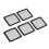 5pcs PC Chassis Cooling Dust Filter Professional 8