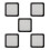 5pcs PC Chassis Cooling Dust Filter Professional 2