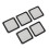 5pcs PC Chassis Cooling Dust Filter Professional 4