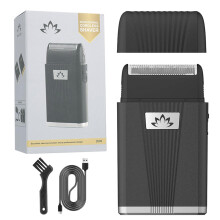 Foil Shaver Electric Shaver for Men Cordless Head Shaver for Bald Men Professional Barber Supplies Silver Design