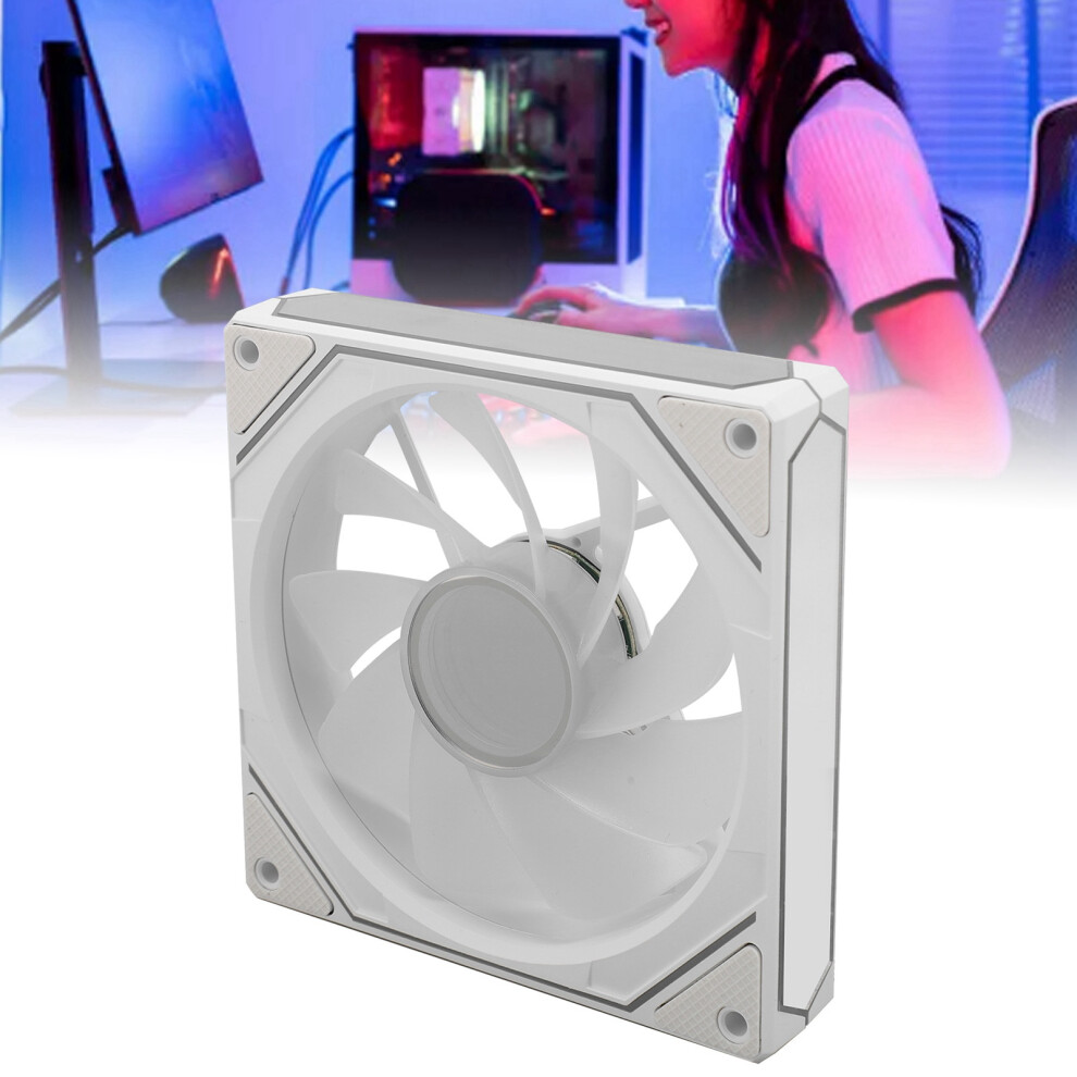 Customizable Argb Case Fan With Quiet Operation White 8431348953062