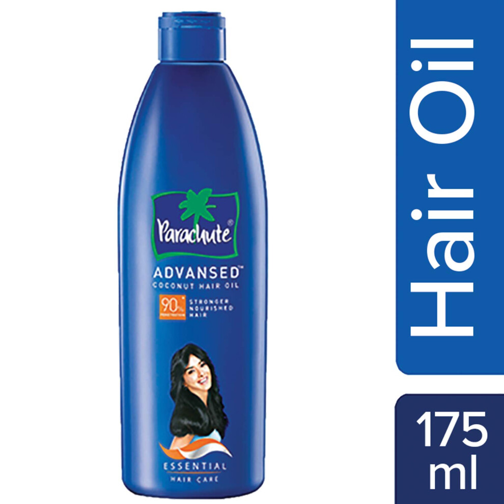 Parachute Advansed Coconut Hair Oil 175mL | 100% Pure Coconut Nourishment | 3X Hair Growth