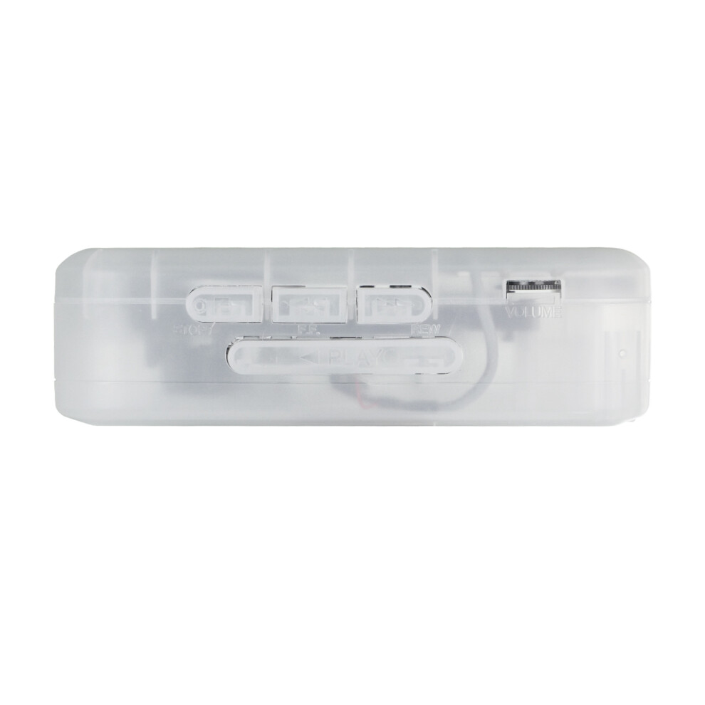 Portable Cassette Player With Mp3 Conversion, 8W Speaker, White 9401348953996