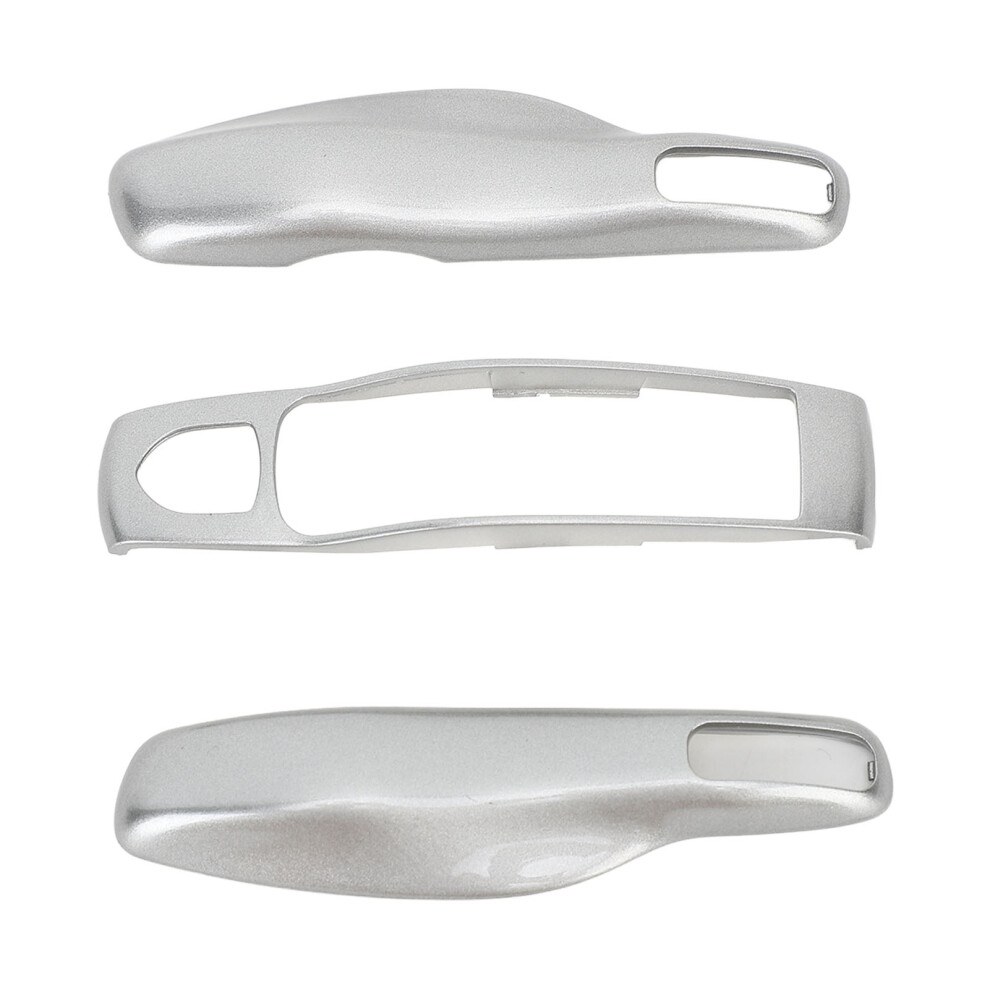 Abs Remote Key Fob Cover Shell For Porsche Panamera Cayenne 911 Macan Silver 5091348954518