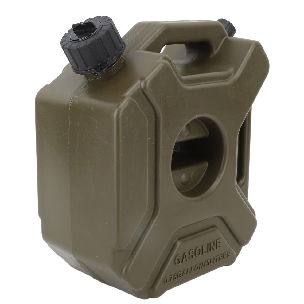 3L 0.75 Gal Fuel Storage Can: Essential For Off-Road & Emergencies Green 4091348955318