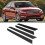 4PCS Interior Door Panel Cover Trim Real Carbon 2
