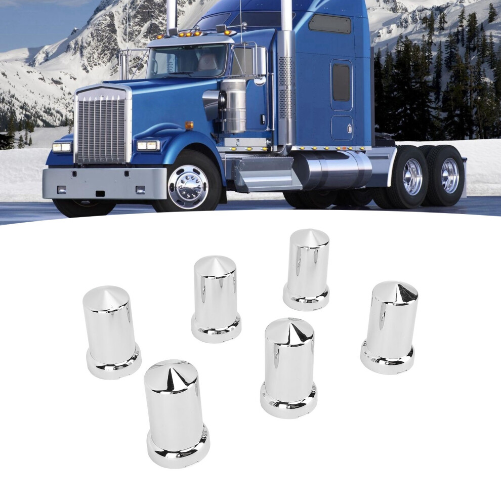 Durable 33Mm Flanged Chrome Lug Nut Covers Anti Rust For Vehicles 20Pcs 3371348956081