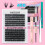 (40D Lashes) PURELEOR 30D 40D Cluster Lashes Kit DIY Eyelashes Extensions 1